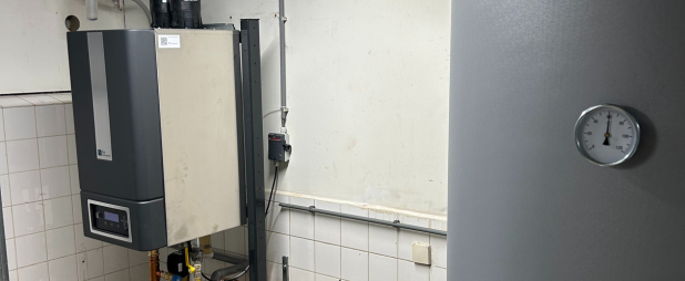 Plaatsing warm tapwaterketels Amaris Zorggroep in Laren