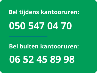 Bel ons ook buiten kantooruren