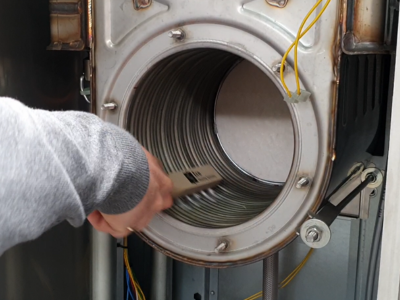 Onderhoud cv-ketel, schoonmaken warmtewisselaar