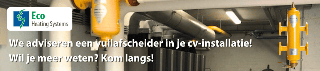 vuilafscheider cv-ketel