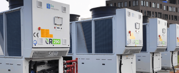 Heat pumps for office buildings