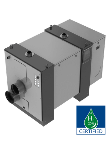IB cv-ketel met display
