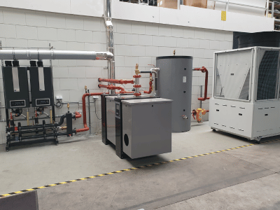 Demo-ruimte hybride systeem
