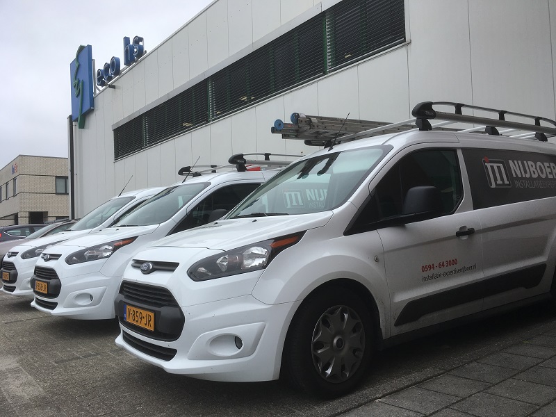 Nijboer installatie-expertise uit Marum op bezoek in Groningen voor servicetraining.